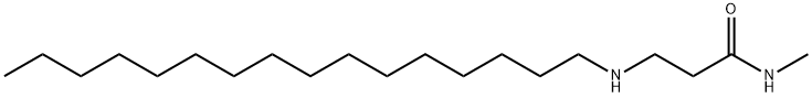 3-(HEXADECYLAMINO)-N-METHYLPROPANAMIDE 结构式