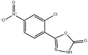 5-(2-chloro-4-nitrophenyl)-1,3,4-oxadiazol-2(3h)-one Structure