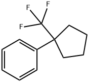 (1-[TRIFLUOROMETHYL]CYCLOPENTYL)BENZENE,1186195-43-6,结构式