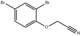 2-(2,4-dibromophenoxy)acetonitrile,60758-90-9,结构式