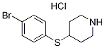 4-[(4-bromophenyl)thio]piperidine hydrochloride Struktur