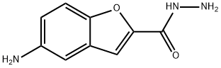 5-amino-1-benzofuran-2-carbohydrazide Struktur