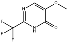 5-methoxy-2-(trifluoromethyl)-4-pyrimidinol 结构式