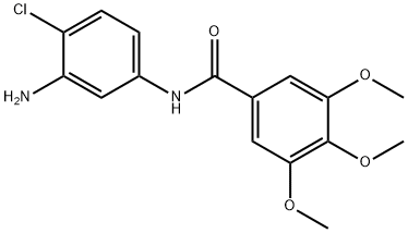 N-(3-Amino-4-chlorophenyl)-3,4,5-trimethoxybenzamide Structure