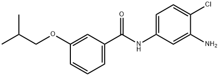 N-(3-Amino-4-chlorophenyl)-3-isobutoxybenzamide Struktur