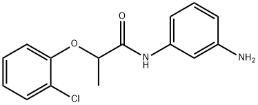 N-(3-Aminophenyl)-2-(2-chlorophenoxy)propanamide Structure