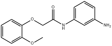 N-(3-Aminophenyl)-2-(2-methoxyphenoxy)acetamide Structure