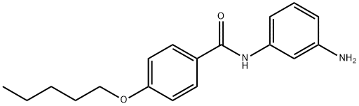 N-(3-Aminophenyl)-4-(pentyloxy)benzamide Struktur