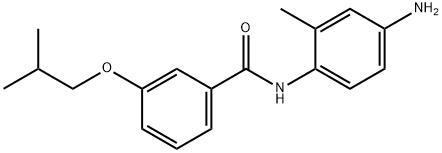 N-(4-Amino-2-methylphenyl)-3-isobutoxybenzamide Structure