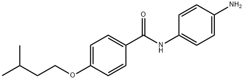 N-(4-Aminophenyl)-4-(isopentyloxy)benzamide Struktur