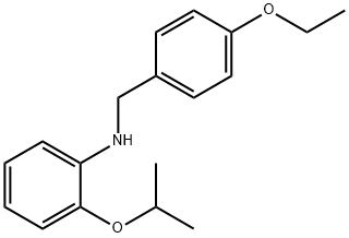 N-(4-Ethoxybenzyl)-2-isopropoxyaniline Structure