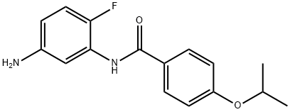 N-(5-Amino-2-fluorophenyl)-4-isopropoxybenzamide 结构式