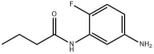 N-(5-Amino-2-fluorophenyl)butanamide Struktur