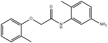 N-(5-Amino-2-methylphenyl)-2-(2-methylphenoxy)-acetamide 结构式