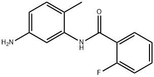 N-(5-Amino-2-methylphenyl)-2-fluorobenzamide Struktur