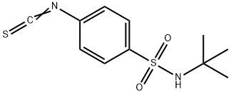 N-(tert-Butyl)-4-isothiocyanatobenzenesulfonamide Structure