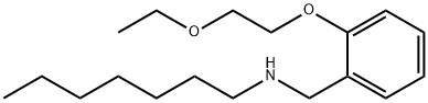 N-[2-(2-Ethoxyethoxy)benzyl]-1-heptanamine,1040691-68-6,结构式