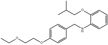 N-[4-(2-Ethoxyethoxy)benzyl]-2-isobutoxyaniline Structure