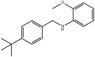 N-[4-(tert-Butyl)benzyl]-2-methoxyaniline Struktur