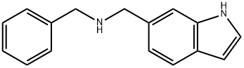 N-Benzyl-N-(1H-indol-6-ylmethyl)amine Struktur