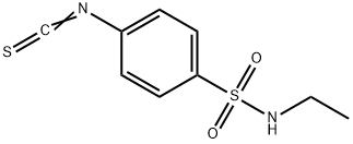 N-Ethyl-4-isothiocyanatobenzenesulfonamide 化学構造式