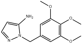 1-(3,4,5-trimethoxybenzyl)-1H-pyrazol-5-amine Structure