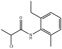 2-氯-N-(2-乙基-6-甲基-苯基)丙酰胺 结构式