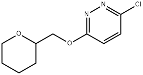 3-chloro-6-(tetrahydro-2H-pyran-2-ylmethoxy)pyridazine Structure