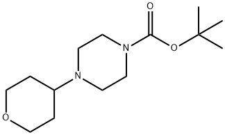 tert-Butyl  4-Tetrahydro-2H-pyran-4-ylpiperazine-1-carboxylate Structure