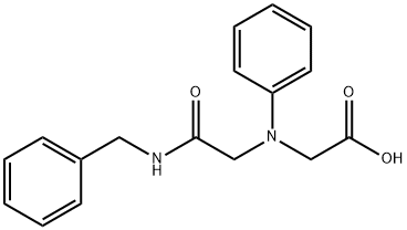 [[2-(benzylamino)-2-oxoethyl](phenyl)amino]acetic acid,858967-73-4,结构式