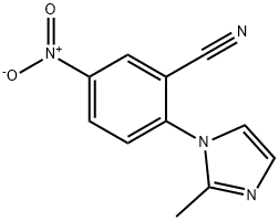 2-(2-methyl-1H-imidazol-1-yl)-5-nitrobenzonitrile Structure