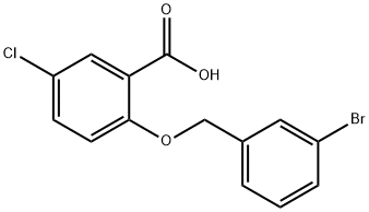 2-[(3-bromobenzyl)oxy]-5-chlorobenzoic acid|