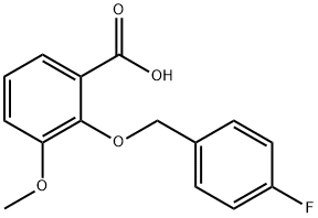 2-[(4-fluorobenzyl)oxy]-3-methoxybenzoic acid Structure