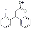 3-(2-氟苯基)-3-苯基丙酸 结构式