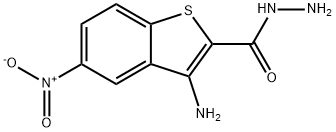 3-amino-5-nitro-1-benzothiophene-2-carbohydrazide Structure