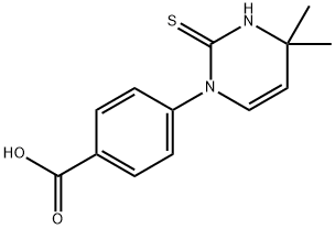 4-(2-mercapto-4,4-dimethylpyrimidin-1(4H)-yl)benzoic acid Structure