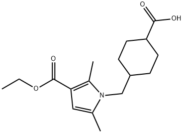 4-{[3-(ethoxycarbonyl)-2,5-dimethyl-1H-pyrrol-1-yl]methyl}cyclohexanecarboxylic acid price.