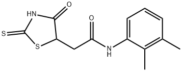 N-(2,3-dimethylphenyl)-2-(2-mercapto-4-oxo-4,5-dihydro-1,3-thiazol-5-yl)acetamide Structure