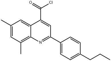 6,8-dimethyl-2-(4-propylphenyl)quinoline-4-carbonyl chloride|6,8-二甲基-2-(4-丙基苯基)喹啉-4-甲酰氯