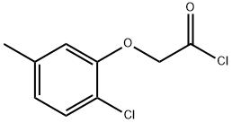 (2-chloro-5-methylphenoxy)acetyl chloride Struktur