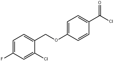 4-[(2-chloro-4-fluorobenzyl)oxy]benzoyl chloride|4-[(2-氯-4-氟苄基)氧基]苯甲酰氯