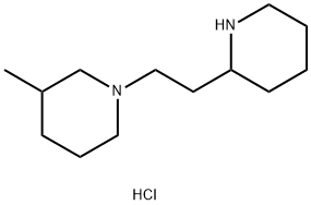 3-Methyl-1-[2-(2-piperidinyl)ethyl]piperidinedihydrochloride Struktur