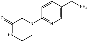 4-(5-(氨基甲基)吡啶-2-基)哌嗪-2-酮,926245-52-5,结构式