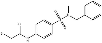 N-(4-{[Benzyl(methyl)amino]sulfonyl}phenyl)-2-bromoacetamide Structure