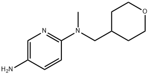 N2-Methyl-N2-(tetrahydro-2H-pyran-4-ylmethyl)-2,5-pyridinediamine Struktur