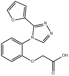 [2-(3-Furan-2-yl-[1,2,4]triazol-4-yl)-phenoxy]-acetic acid|