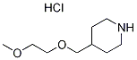 4-[(2-Methoxyethoxy)methyl]piperidinehydrochloride,1185297-63-5,结构式