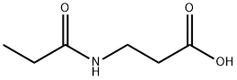 N-Propionyl-beta-alanine Struktur