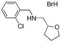 (2-Chloro-benzyl)-(tetrahydro-furan-2-ylmethyl)-amine hydrobromide Struktur