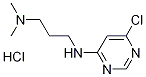 N1-(6-Chloro-4-pyrimidinyl)-N3,N3-dimethyl-1,3-propanediamine hydrochloride,1220029-17-3,结构式